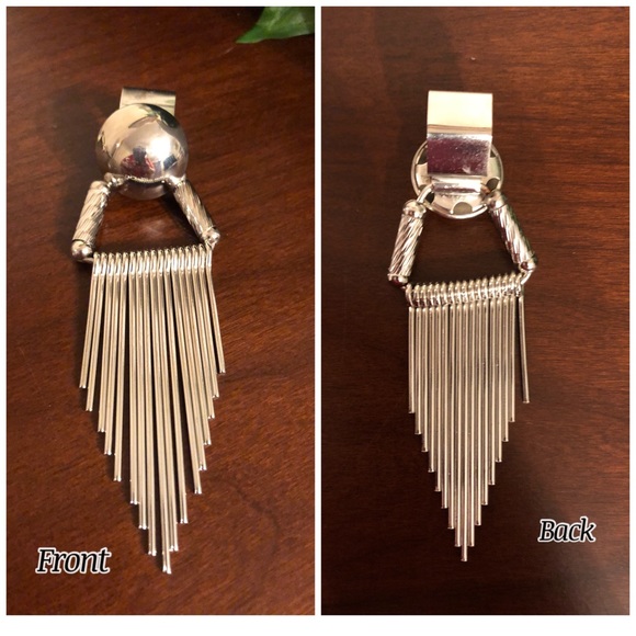 Silver Tone Collar Necklace & Pendents - Picture 6 of 8